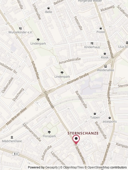 A map with the location of Feedfull UG