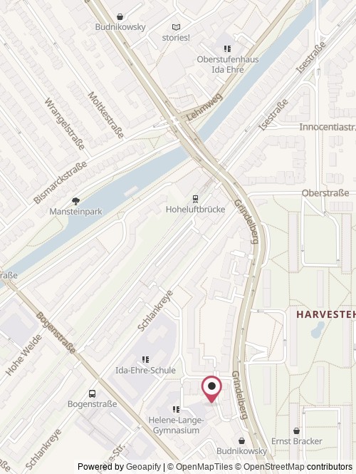 A map with the location of Ticr