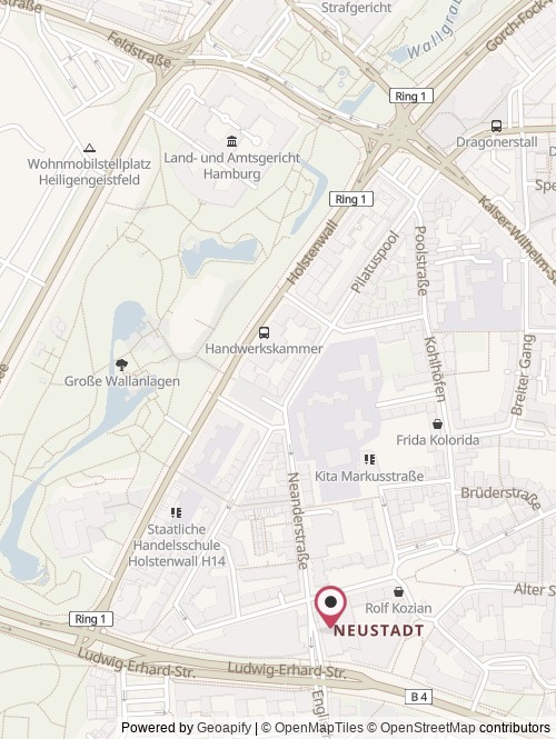 A map with the location of Fairplay Towage Group