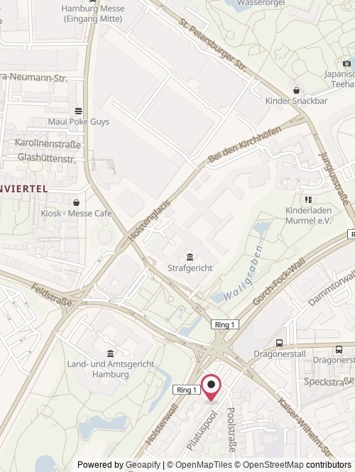 A map with the location of ePages