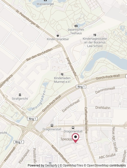 Eine Karte mit dem Standort von Marvest