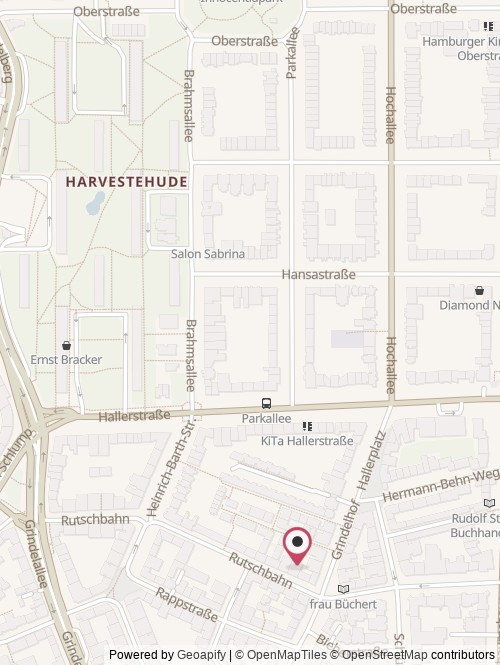 A map with the location of hansetherm