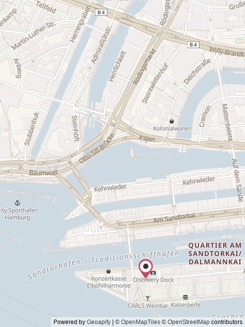 A map with the location of United Heavy LIFT