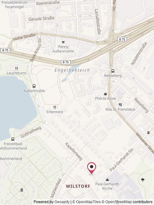 Eine Karte mit dem Standort von Kaizen Robotics