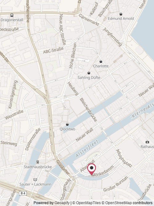 Eine Karte mit dem Standort von ODS Orient Deutsch-Südamerikanische Speditionsgesellschaft mbH