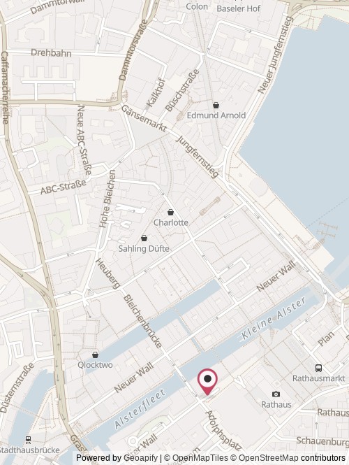 A map with the location of inQsmart GmbH
