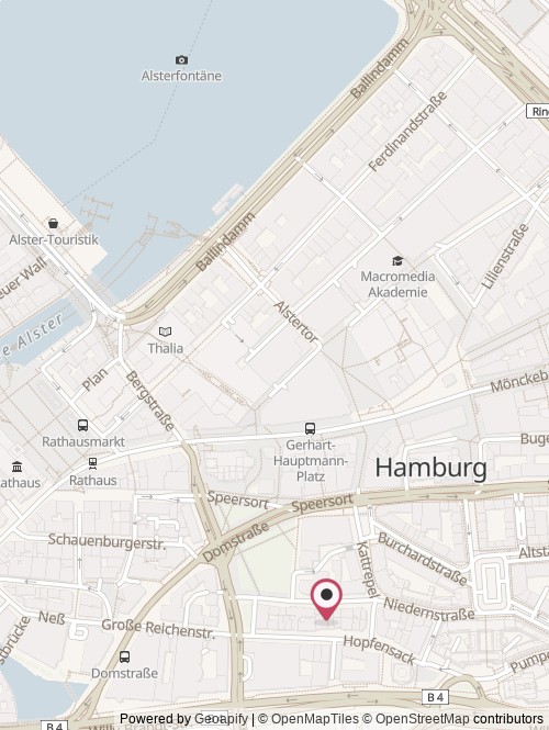 A map with the location of Covertop GmbH